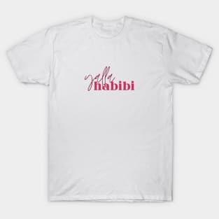 yalla habibi - two fonts T-Shirt